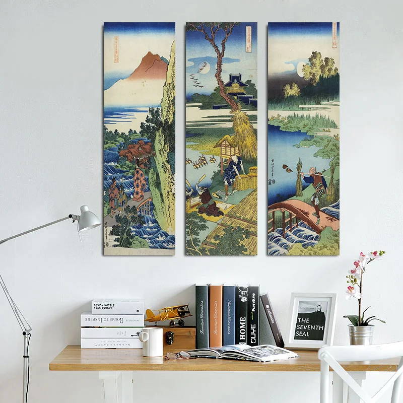 Japanese Lifestyle Gifts - 日本の浮世絵装飾絵画ポスターやプリント壁アート写真背景キャンバス家の装飾誕生日ギフト非フレーム