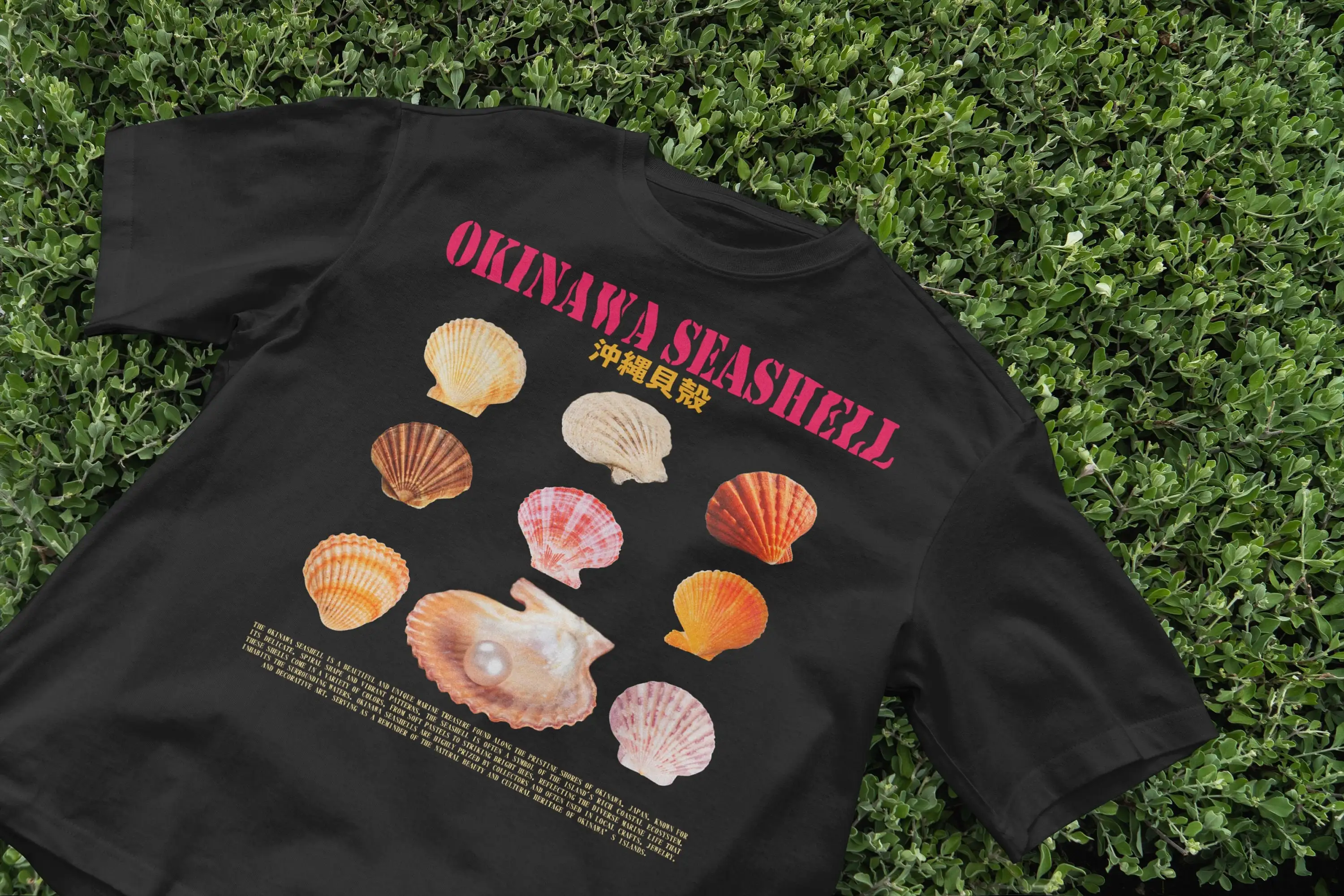 沖縄貝殻 Tシャツ オーシャン原宿スタイル 美的海洋生物 日 - Japanese Man Lifestyle のレビューと価格