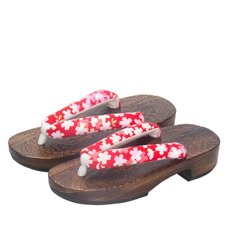 男の子と女の子のための日本のアニメコスプレ靴,夏のビーチサン - Geta Wooden Sandal のレビューと価格