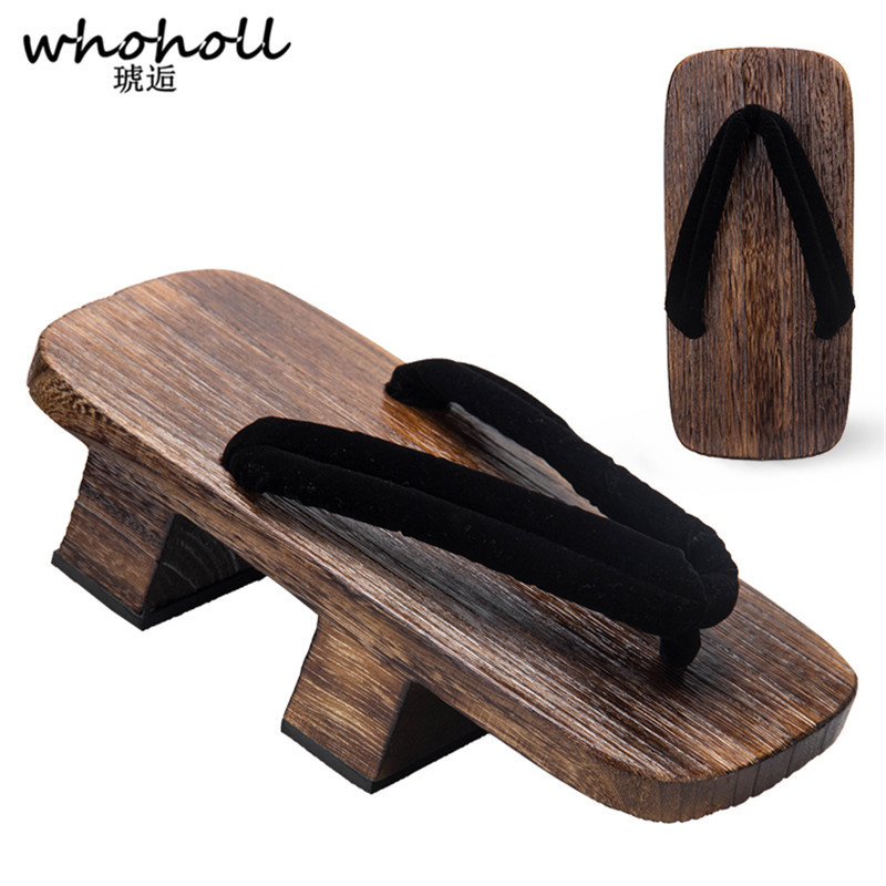 Whoholl 自来也コスプレ日本の着物下駄下駄男性女性ユニ - Geta Wooden Sandal のレビューと価格