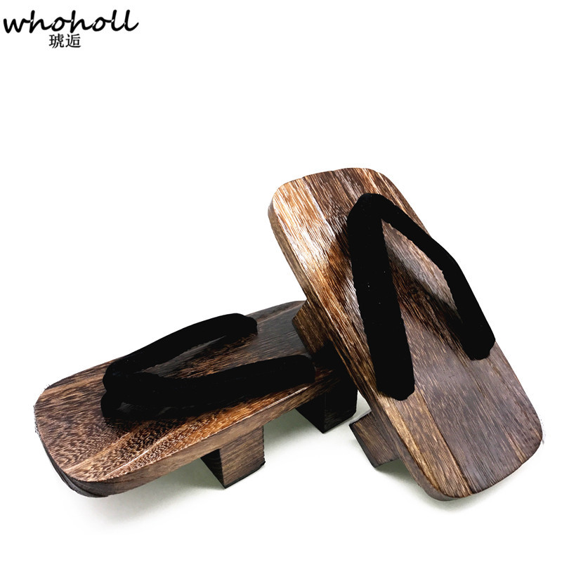 Whoholl 自来也コスプレ日本の着物下駄下駄男性女性ユニ - Geta Wooden Sandal のレビューと価格